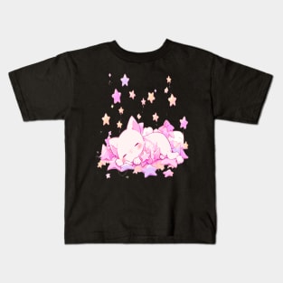 Kitty Sleeping Kids T-Shirt